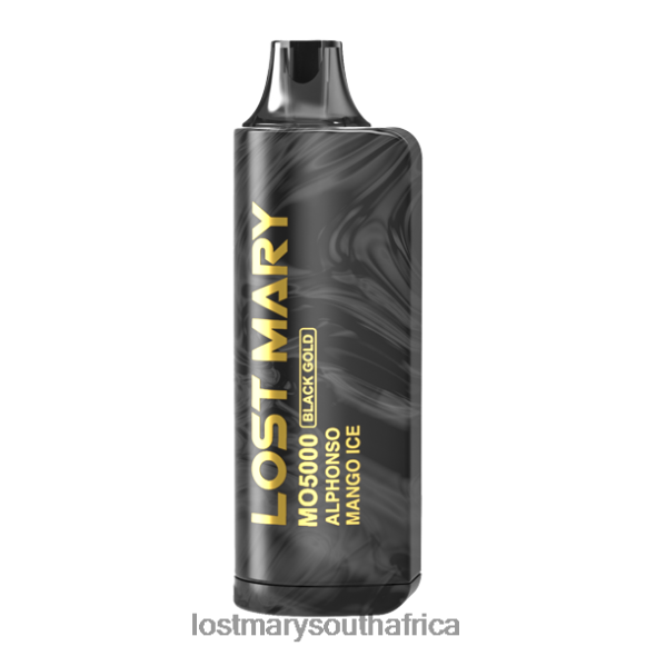 LOST MARY MO5000 Black Gold Edition Alphonso Mango Ice - Lost Mary Vape South Africa L6R88J92