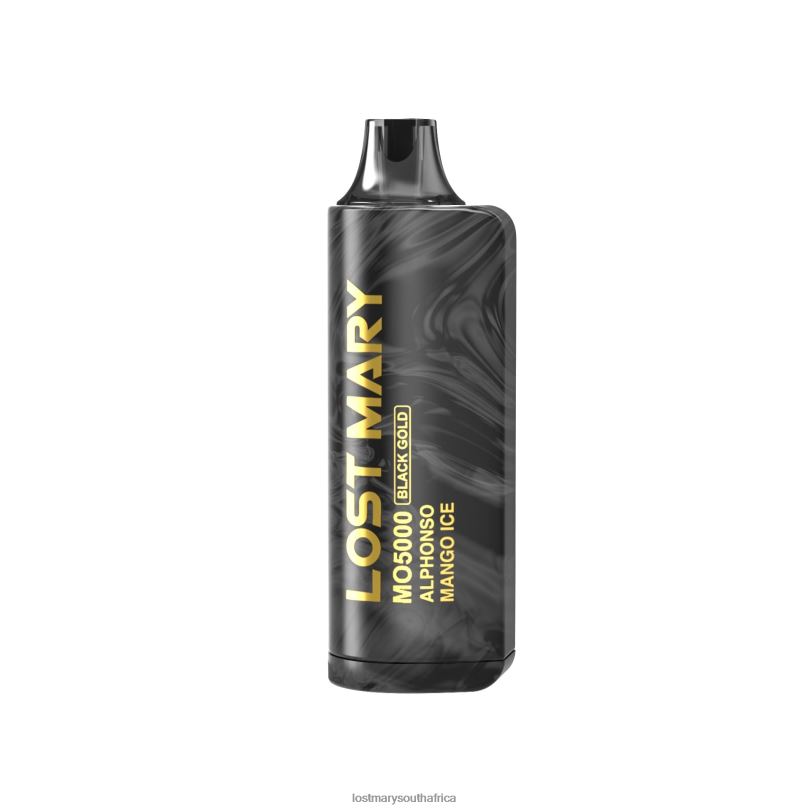 LOST MARY Sale - LOST MARY MO5000 Black Gold Disposable 10mL 4R26L6 Alphonso Mango Ice