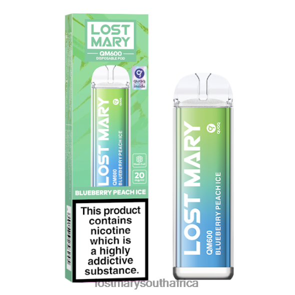 LOST MARY QM600 Disposable Vape Blueberry Peach Ice - Lost Mary Vape L6R88J161