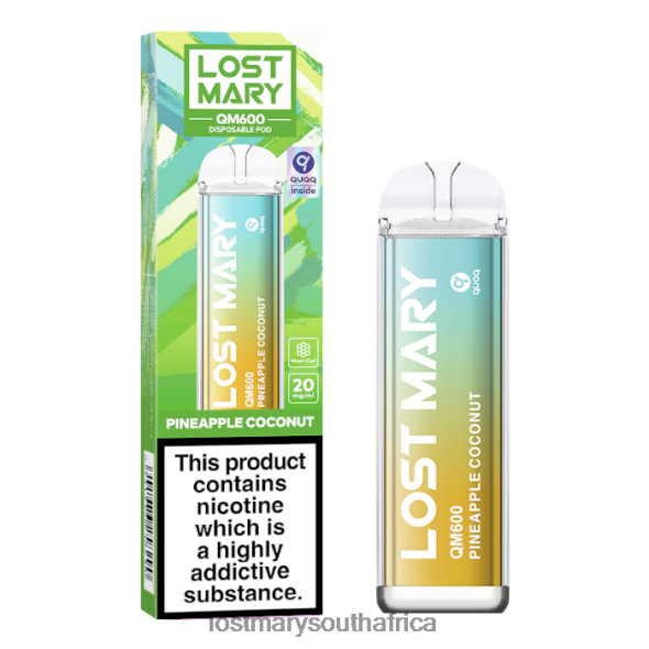 LOST MARY QM600 Disposable Vape Pineapple Coconut - Lost Mary Online Store L6R88J169