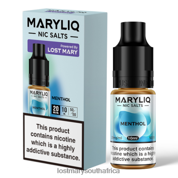 LOST MARY MARYLIQ Nic Salts - 10ml Menthol - Lost Mary Vape Price L6R88J223