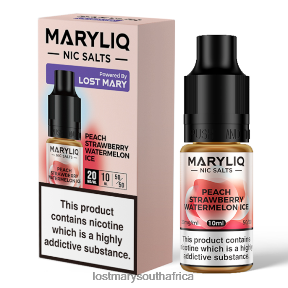 LOST MARY MARYLIQ Nic Salts - 10ml Peach - Lost Mary Vape Price L6R88J213