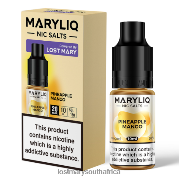LOST MARY MARYLIQ Nic Salts - 10ml Pineapple - Lost Mary Price L6R88J214