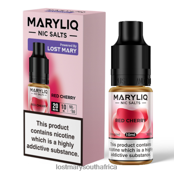 LOST MARY MARYLIQ Nic Salts - 10ml Red - Lost Mary Price L6R88J224