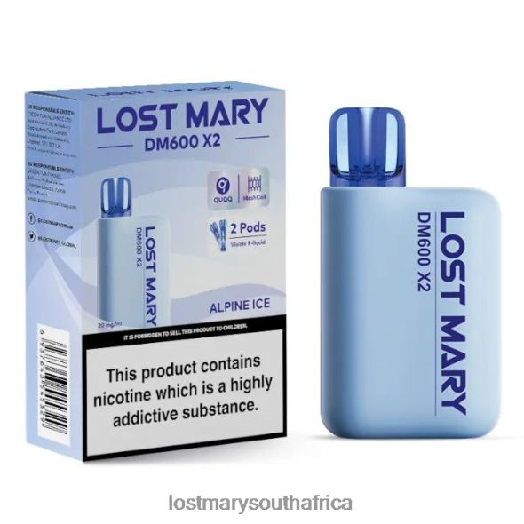 LOST MARY DM600 X2 Disposable Vape Alpine Ice - Lost Mary Sale L6R88J186