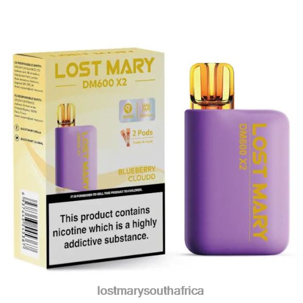 LOST MARY DM600 X2 Disposable Vape Blueberry Cloud - Lost Mary Website L6R88J190