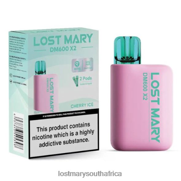 LOST MARY DM600 X2 Disposable Vape Cherry Ice - Lost Mary Vape Price L6R88J203